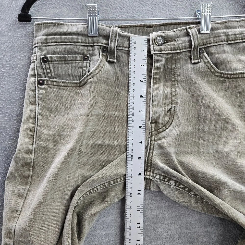 Levi's 511 Men Jeans 30X32 Beige‎ Denim Slim 30